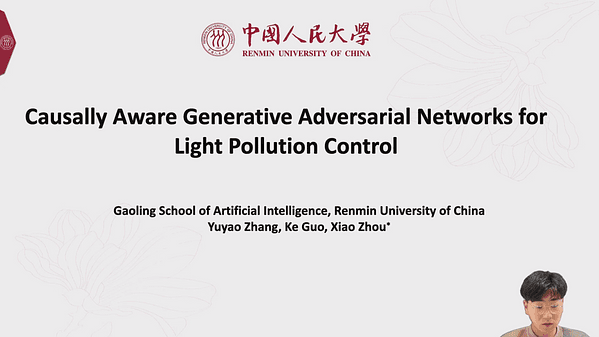 Causally Aware Generative Adversarial Networks for Light Pollution Control