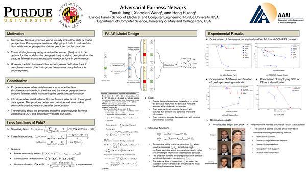 Adversarial Fairness Network