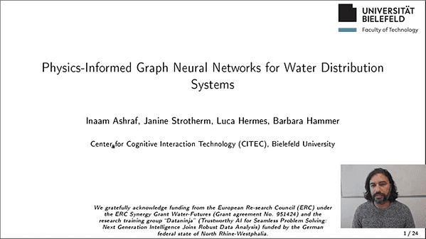 Physics-Informed Graph Neural Networks for Water Distribution Systems