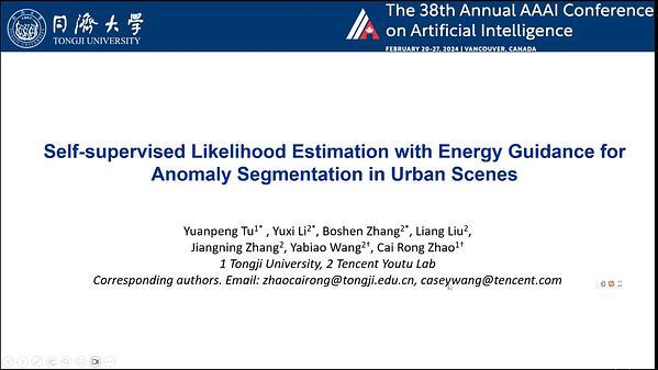 Self-Supervised Likelihood Estimation with Energy Guidance for Anomaly Segmentation in Urban Scenes | VIDEO