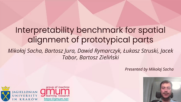 Interpretability Benchmark for Evaluating Spatial Misalignment of Prototypical Parts Explanations