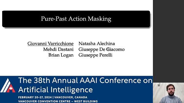 Pure-Past Action Masking