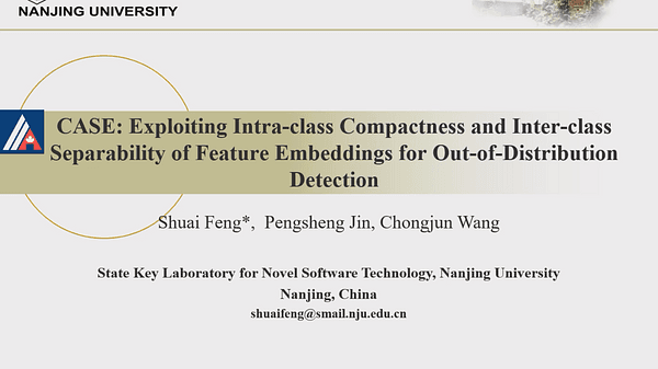 CASE: Exploiting Intra-class Compactness and Inter-class Separability of Feature Embeddings for Out-of-Distribution Detection