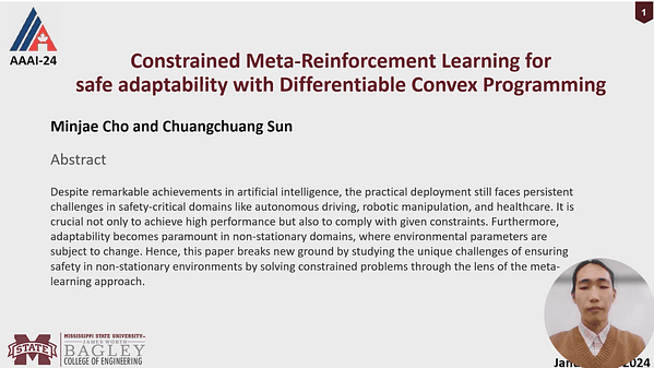 Constrained Meta-Reinforcement Learning for Adaptable Safety Guarantee with Differentiable Convex Programming