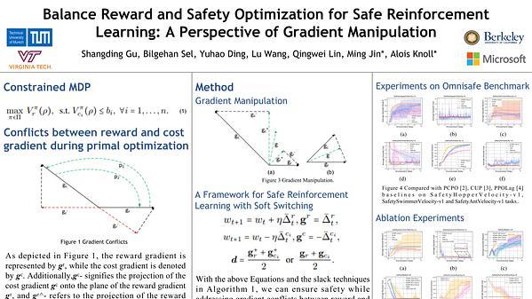 Balance Reward and Safety Optimization for Safe Reinforcement Learning: A Perspective of Gradient Manipulation