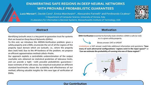 Enumerating Safe Regions in Deep Neural Networks with Provable Probabilistic Guarantees