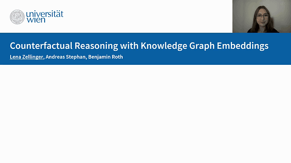 Counterfactual Reasoning with Knowledge Graph Embeddings