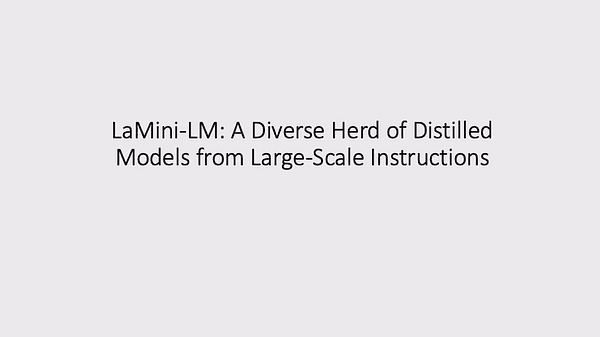 LaMini-LM: A Diverse Herd of Distilled Models from Large-Scale Instructions