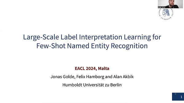 Large-Scale Label Interpretation Learning for Few-Shot Named Entity Recognition