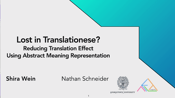 Lost in Translationese? Reducing Translation Effect Using Abstract Meaning Representation