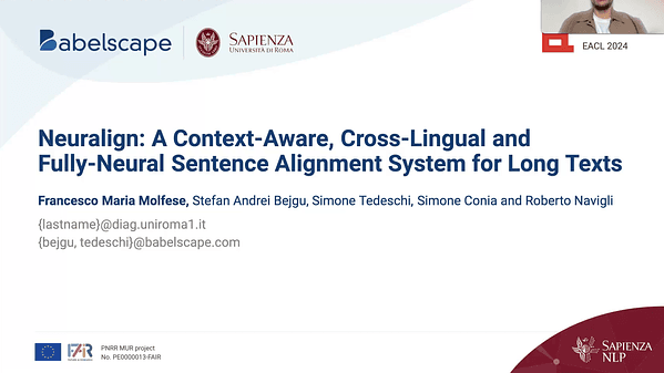 Neuralign: A Context-Aware, Cross-Lingual and Fully-Neural Sentence Alignment System for Long Texts