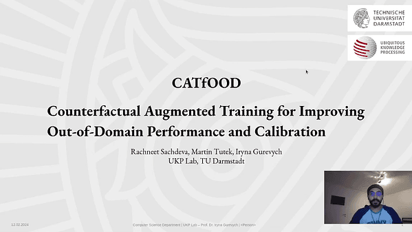 CATfOOD: Counterfactual Augmented Training for Improving Out-of-Domain Performance and Calibration