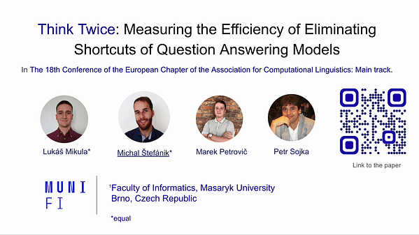 Think Twice: Measuring the Efficiency of Eliminating Prediction Shortcuts of Question Answering Models
