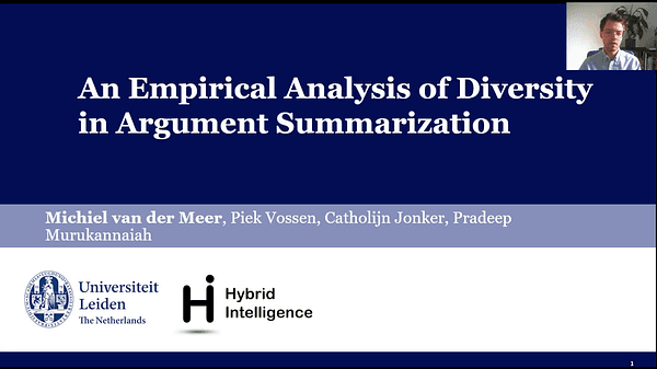 An Empirical Analysis of Diversity in Argument Summarization