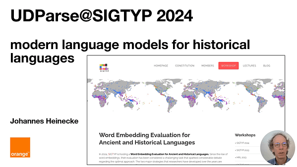 UDParse @ SIGTYP 2024 Shared Task : Modern Language Models for
Historical Languages
