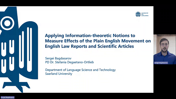 Applying Information-theoretic Notions to Measure Effects of the Plain English Movement on English Law Reports and Scientific Articles