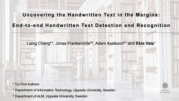Uncovering the Handwritten Text in the Margins: End-to-end Handwritten Text Detection and Recognition