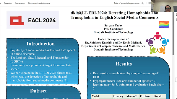 dkit@LT-EDI-2024: Detecting Homophobia and Transphobia in English Social Media Comments
