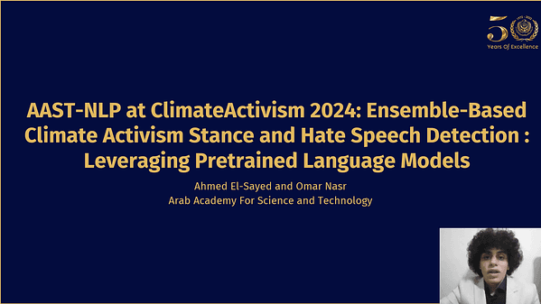 AAST-NLP at ClimateActivism 2024: Ensemble-Based Climate Activism Stance and Hate Speech Detection : Leveraging Pretrained Language Models