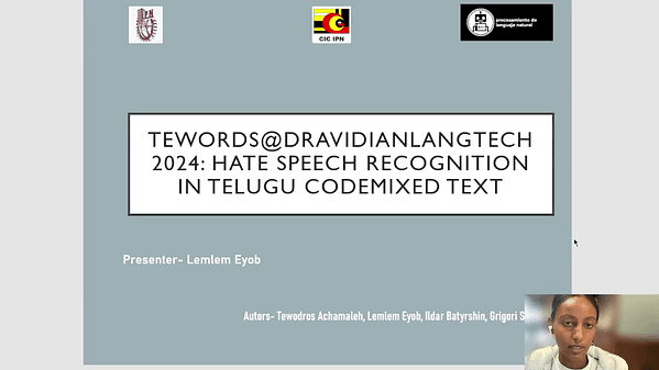 Tewodros@DravidianLangTech 2024: Hate Speech Recognition in Telugu Codemixed Text