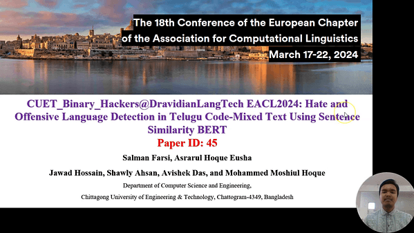 CUET_Binary_Hackers@DravidianLangTech@EACL 2024: Hate and Offensive Language Detection in Telugu Code-Mixed Text Using Sentence Similarity BERT