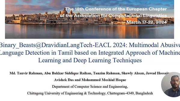 Binary_Beasts@DravidianLangTech@EACL 2024: Multimodal Abusive Language Detection in Tamil: An Integrated Approach using ML and DL Techniques