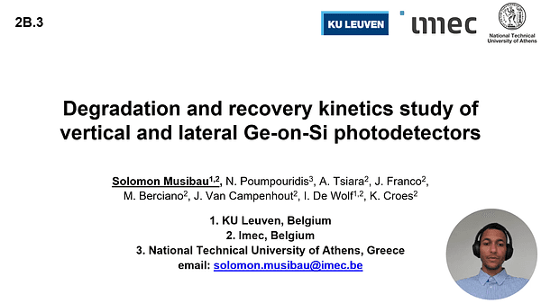 Degradation and recovery kinetics study of vertical and lateral Ge-on-Si photodetectors