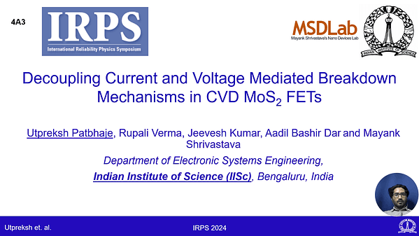 Decoupling Current and Voltage Mediated Breakdown Mechanisms in CVD MoS2 FETs