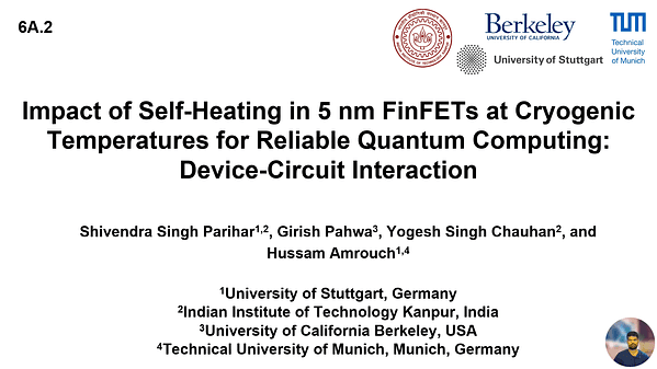 Impact of Self-Heating in 5 nm FinFETs at Cryogenic Temperatures for Reliable Quantum Computing: Device-Circuit Interaction