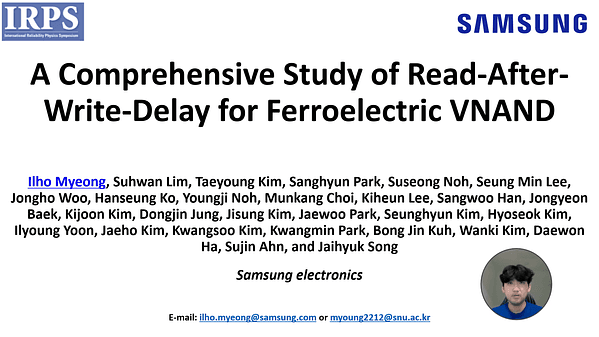 A Comprehensive Study of Read-After-Write-Delay for Ferroelectric VNAND