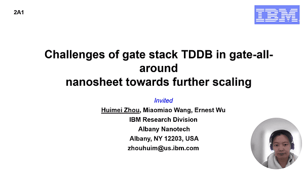 Challenges of gate stack TDDB in gate-all-around nanosheet towards further scaling