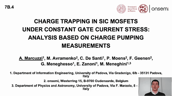 Charge Trapping in SiC MOSFETs under Constant Gate Current Stress: Analysis Based on Charge Pumping Measurements