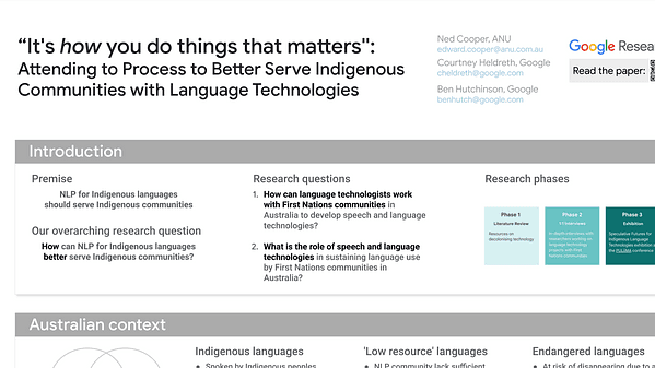 "It's how you do things that matters": Attending to Process to Better Serve Indigenous Communities with Language Technologies