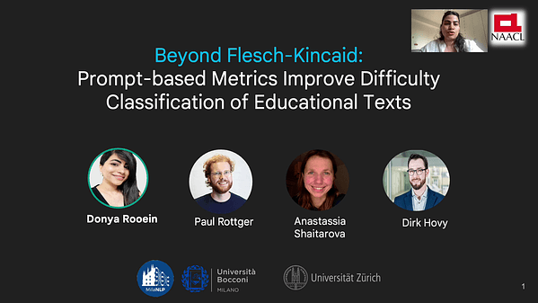 Beyond Flesch-Kincaid: Prompt-based Metrics Improve Difficulty Classification of Educational Texts