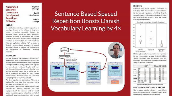 Automated Sentence Generation for a Spaced Repetition Software