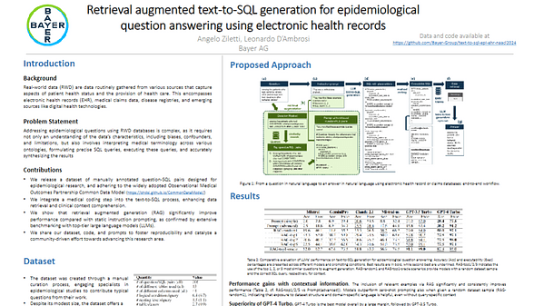 Retrieval augmented text-to-SQL generation for epidemiological question answering using electronic health records