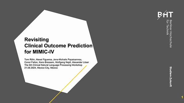 Revisiting Clinical Outcome Prediction for MIMIC-IV