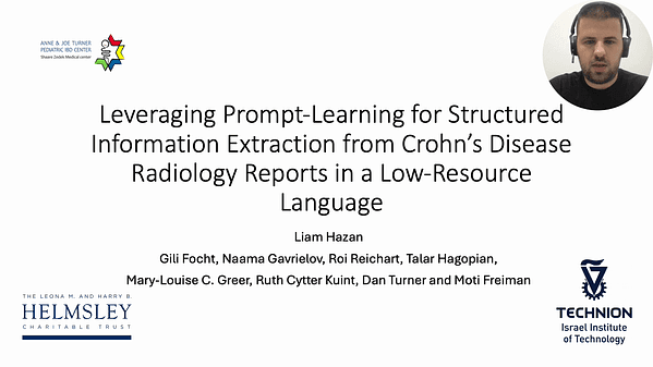 Leveraging Prompt-Learning for Structured Information Extraction from Crohn’s Disease Radiology Reports in a Low-Resource Language