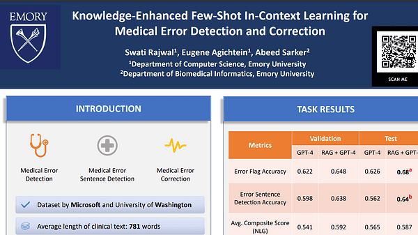 EM_Mixers at MEDIQA-CORR 2024: Knowledge-Enhanced Few-Shot In-Context Learning for Medical Error Detection and Correction