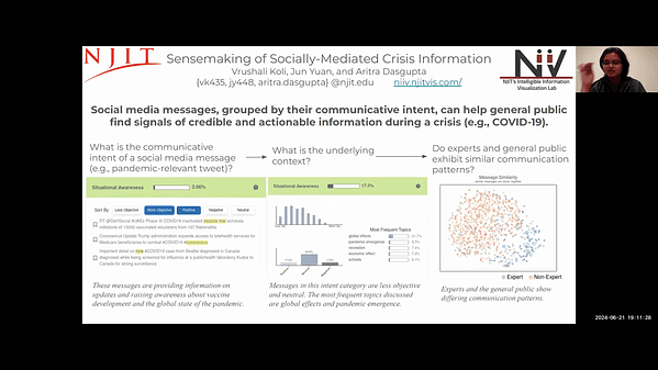 Sensemaking of Socially-Mediated Crisis Information