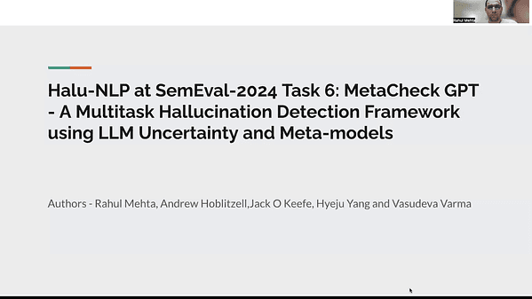 Halu-NLP at SemEval-2024 Task 6: MetaCheckGPT - A Multi-task Hallucination Detection using LLM uncertainty and meta-models