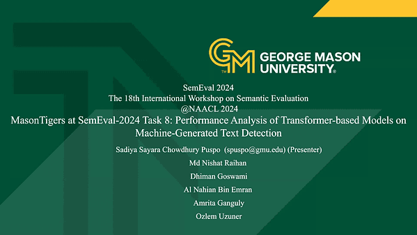 MasonTigers at SemEval-2024 Task 8: Performance Analysis of Transformer-based Models on Machine-Generated Text Detection