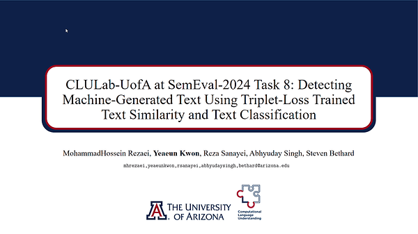 CLULab-UofA at SemEval-2024 Task 8: Detecting Machine-Generated Text Using Triplet-Loss-Trained Text Similarity and Text Classification