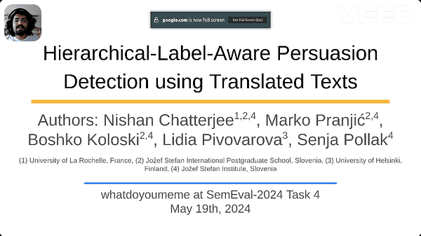 whatdoyoumeme at SemEval-2024 Task 4: Hierarchical-label aware cross-lingual persuasion detection using translated texts