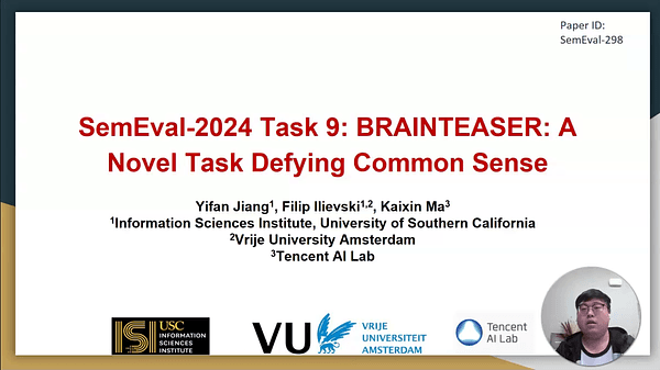 SemEval-2024 Task 9: BRAINTEASER: A Novel Task Defying Common Sense