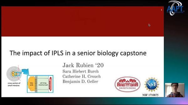 The impact of IPLS in a senior capstone biology course