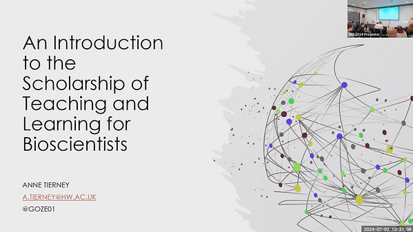 An Introduction to Scholarship of Teaching and Learning for Bioscientists
