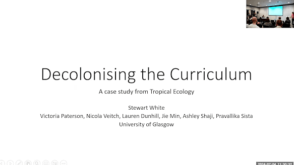 Decolonising the curriculum - a case study from Tropical Ecology
