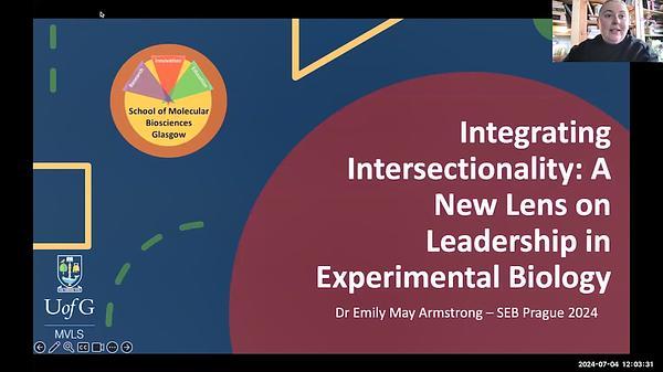 Integrating Intersectionality: A New Lens on Leadership in Experimental Biology