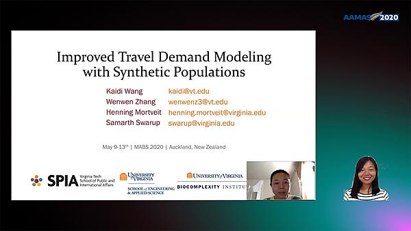 Improved Travel Demand Modeling with Synthetic Populations